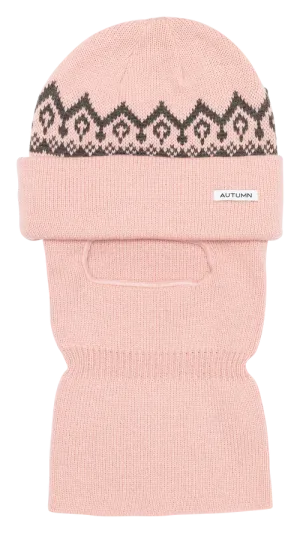 AUTUMN Mask Beanie Dusty Pink