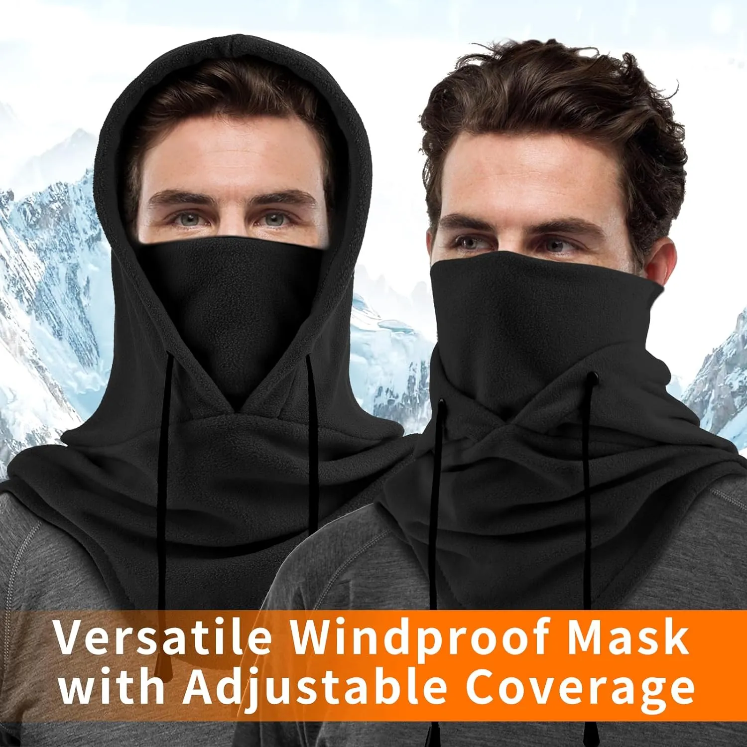 Balaclava Chapeau Cagoule Ski Masque en Polaire - Fitnessterapy