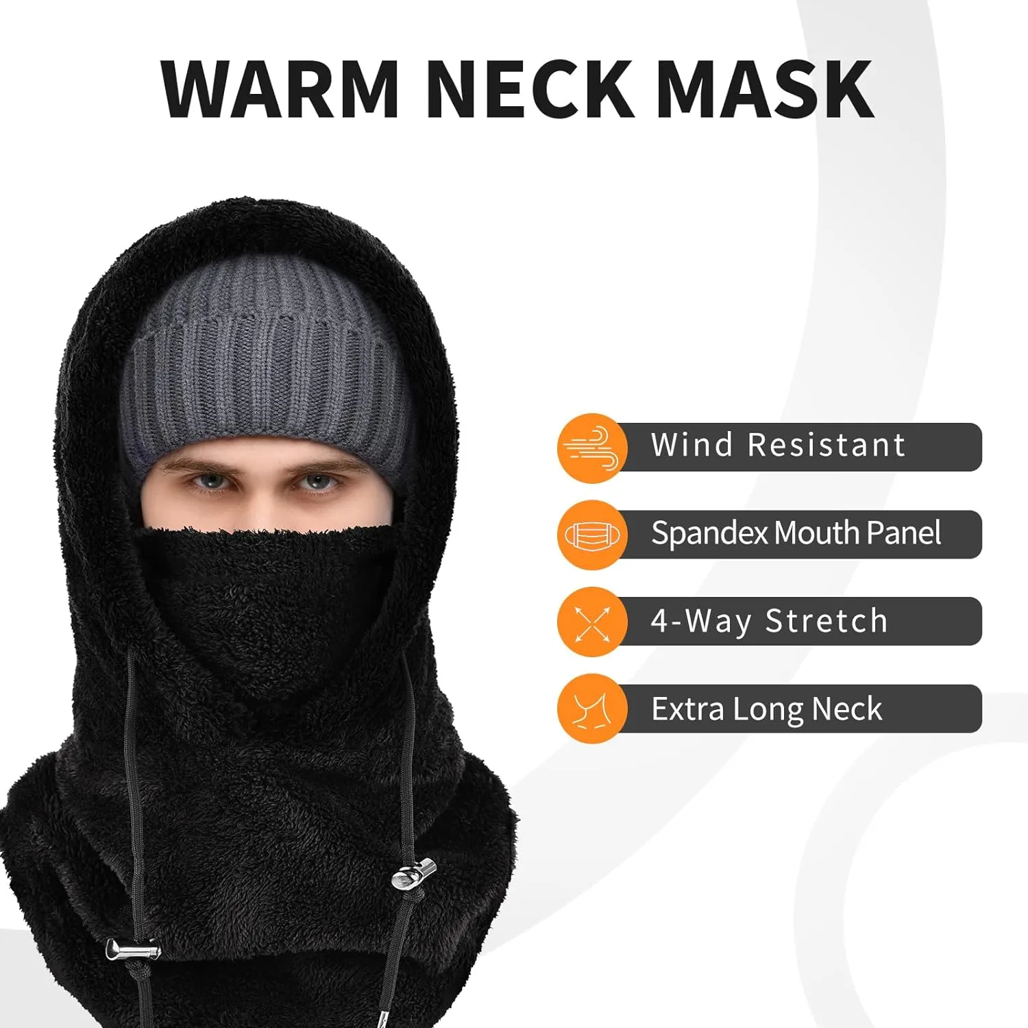 Balaclava Chapeau Cagoule Ski Masque en Polaire - Fitnessterapy