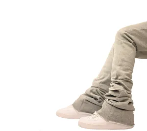 DB0024 Gray Super Stacked Joggers