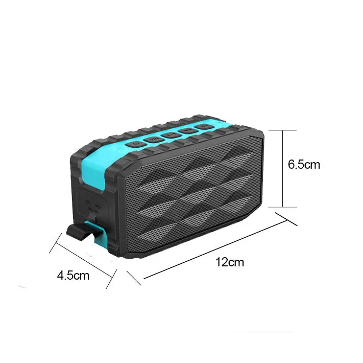 DUAL Speakers Bass Boombox  TK100 waterproof bt speaker