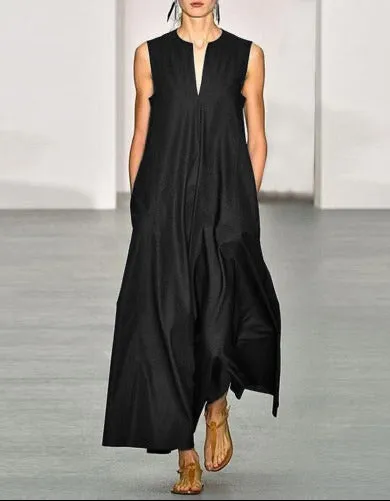 Fashion Deep V-Neck Dress