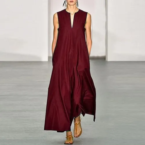 Fashion Deep V-Neck Dress
