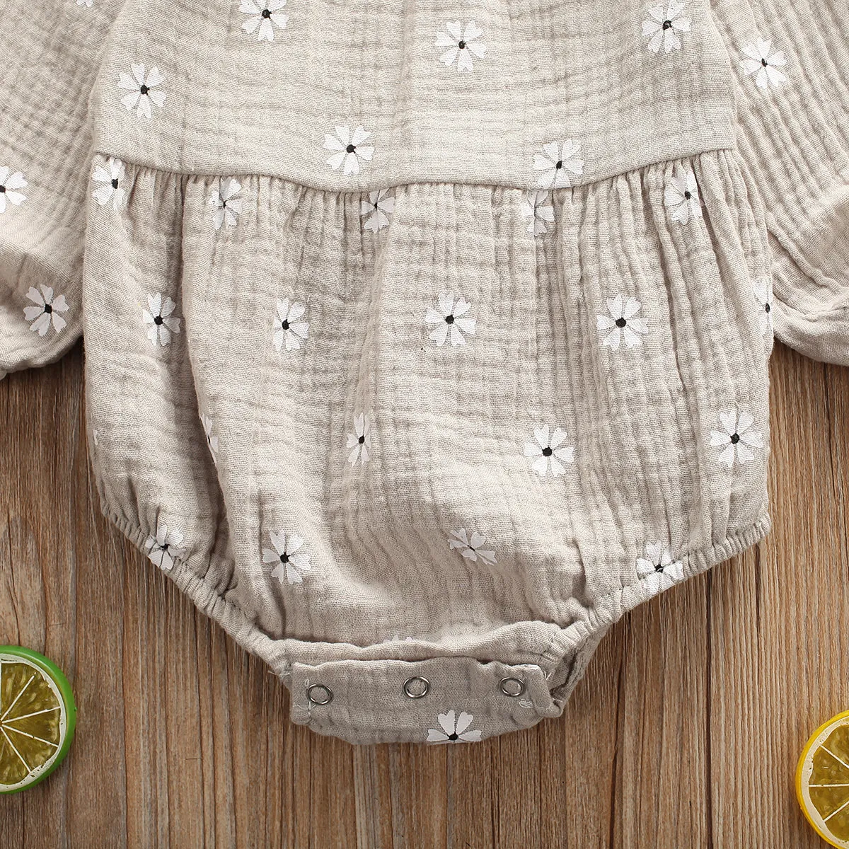 Floral Long Sleeve Romper