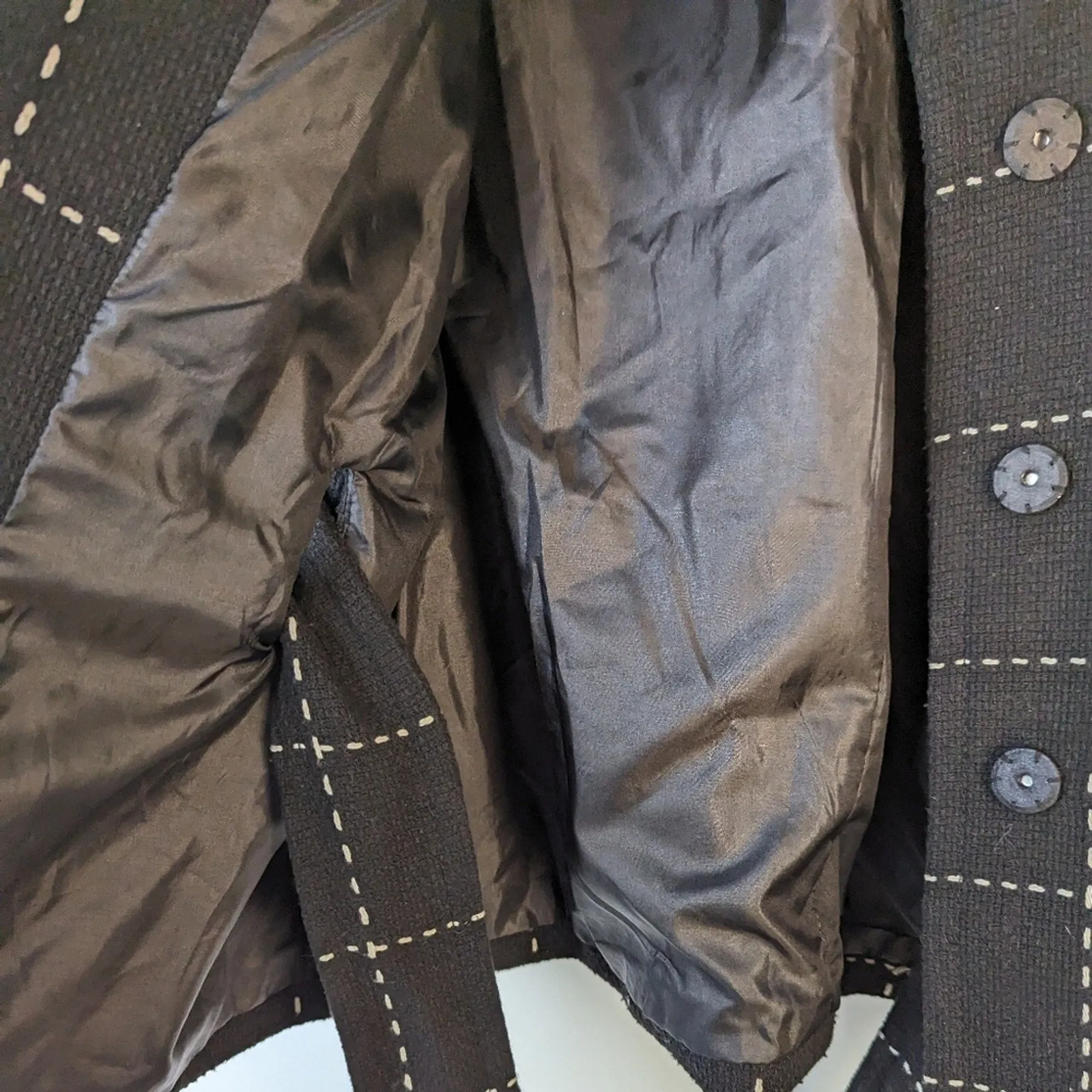Focus 2000 Wool Plaid Coat / 10