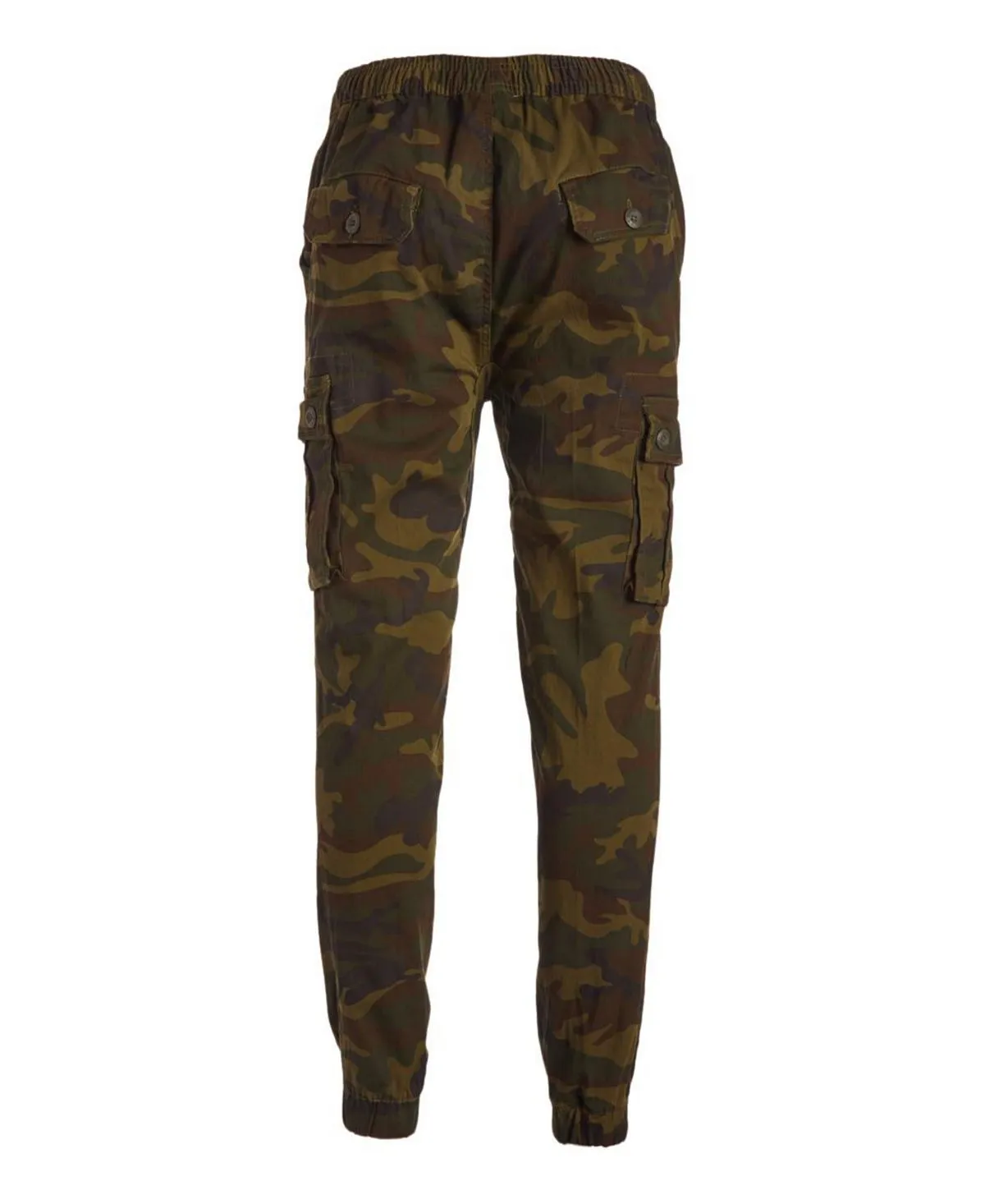 Galaxy By Harvic Men's Cotton Stretch Twill Cargo Joggers