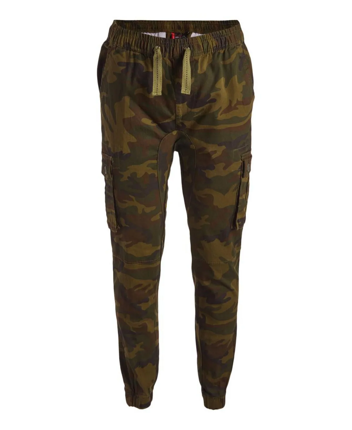 Galaxy By Harvic Men's Cotton Stretch Twill Cargo Joggers