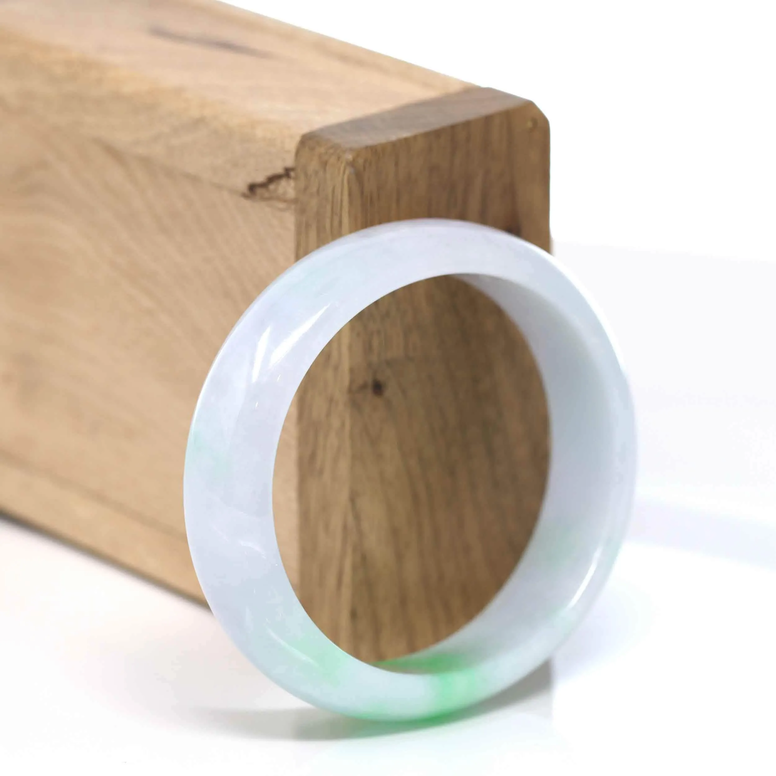 Genuine Burmese High Quality Jadeite Jade Bangle Bracelet (52.61mm)#306