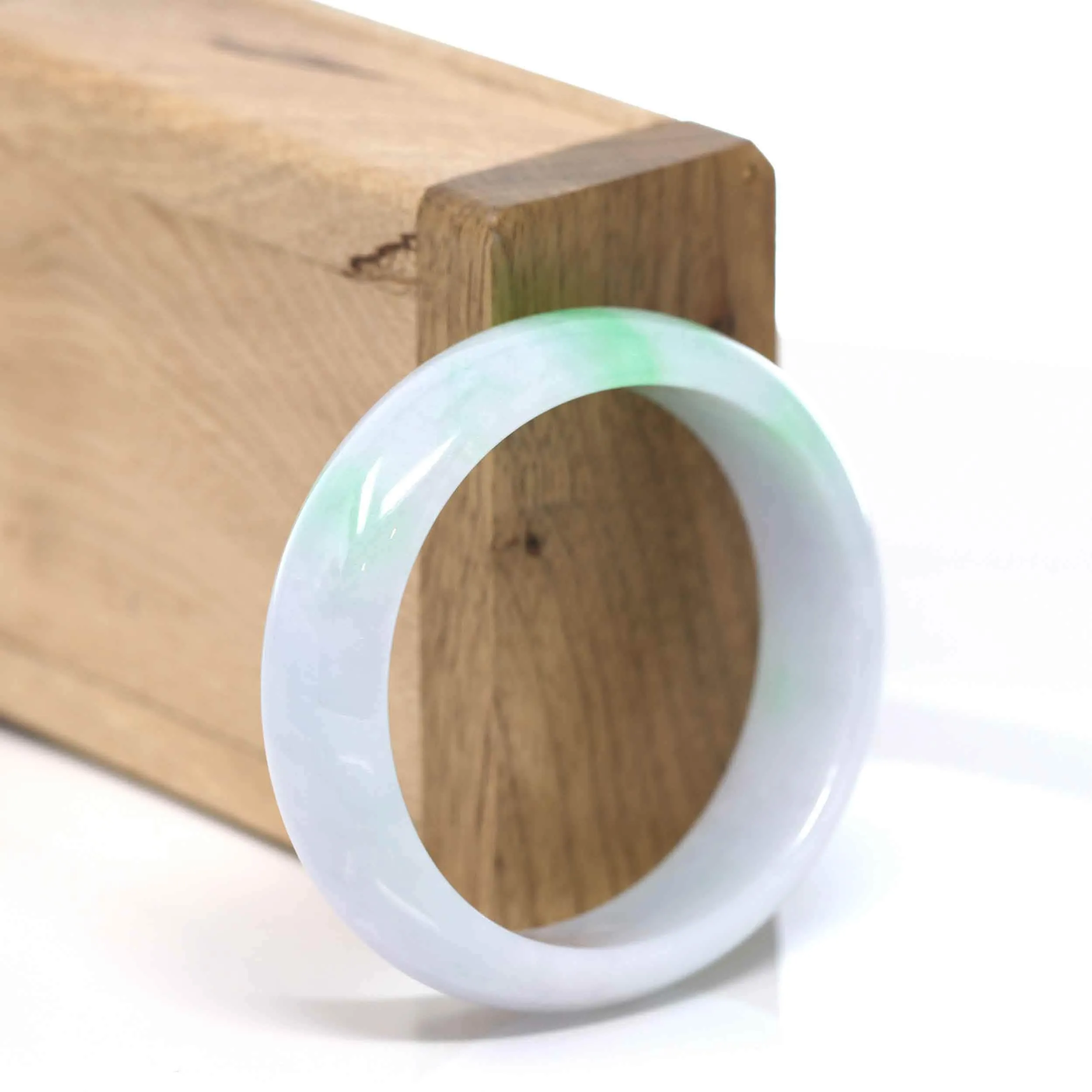 Genuine Burmese High Quality Jadeite Jade Bangle Bracelet (52.61mm)#306