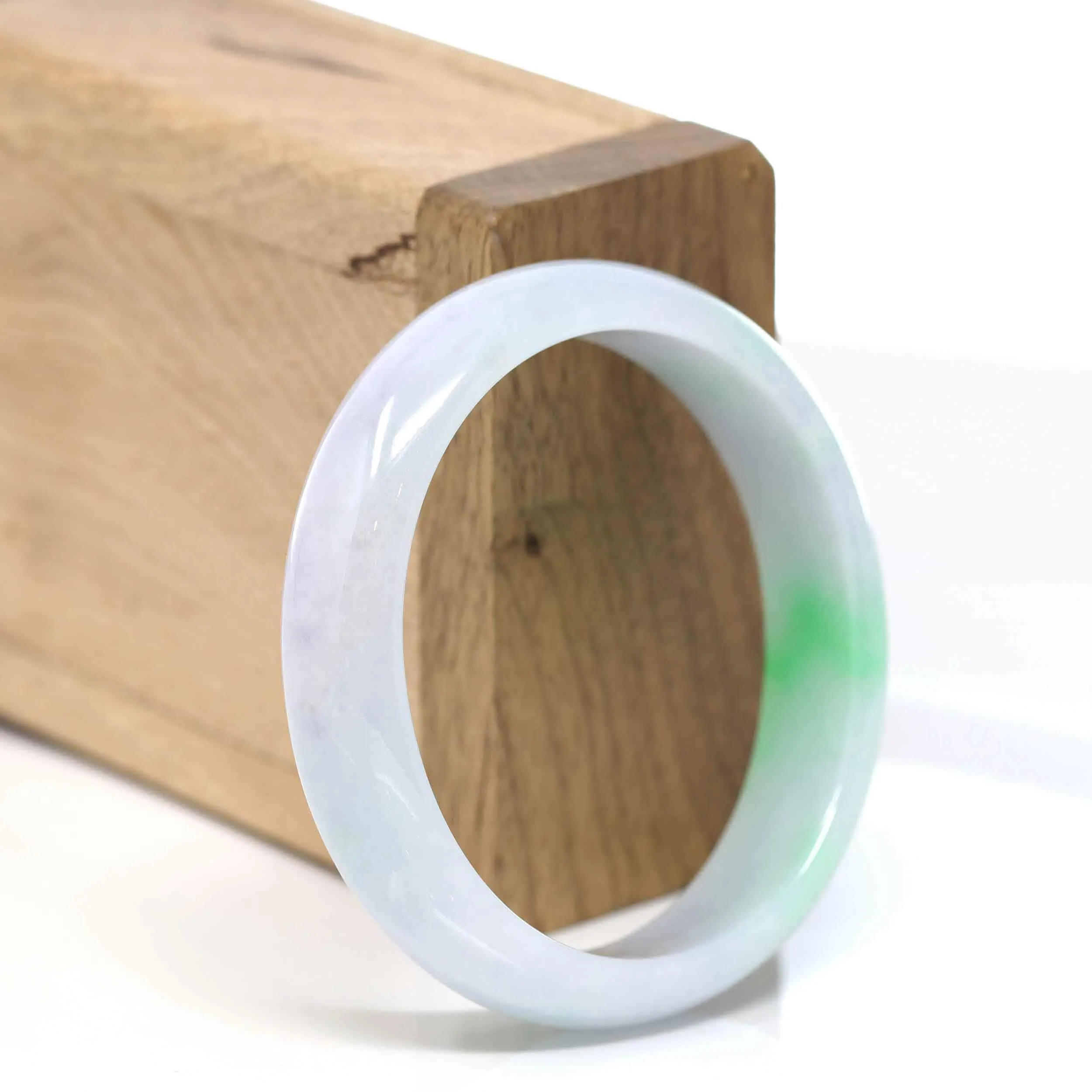 Genuine Burmese High Quality Jadeite Jade Bangle Bracelet (52.61mm)#306