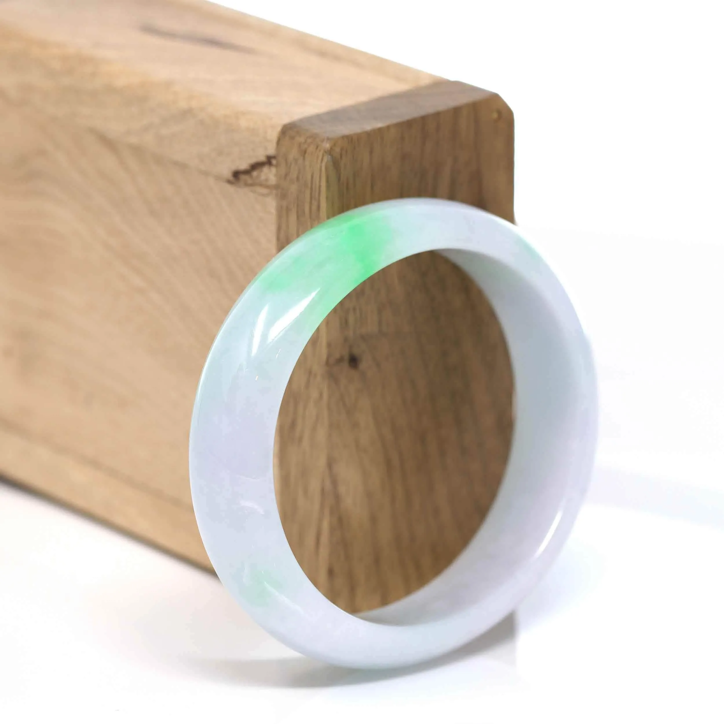 Genuine Burmese High Quality Jadeite Jade Bangle Bracelet (52.61mm)#306