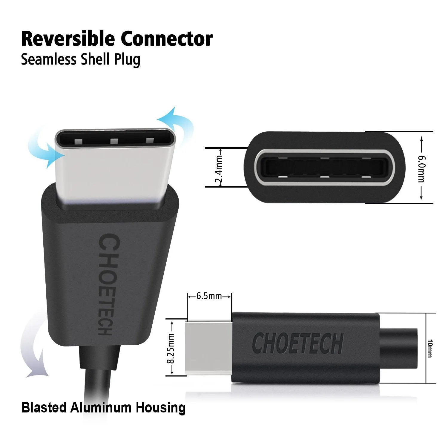 Hi-Speed USB-C to USB-C Cable (6.6 Feet)