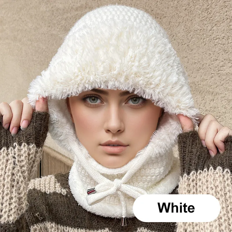Hot Sale 49% OFFWomen's Winter One-Piece Knitted Beanie Scarf Mask 3-in-1 Balaclava
