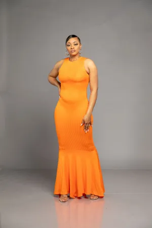 I Slay Maxi Dress- Orange