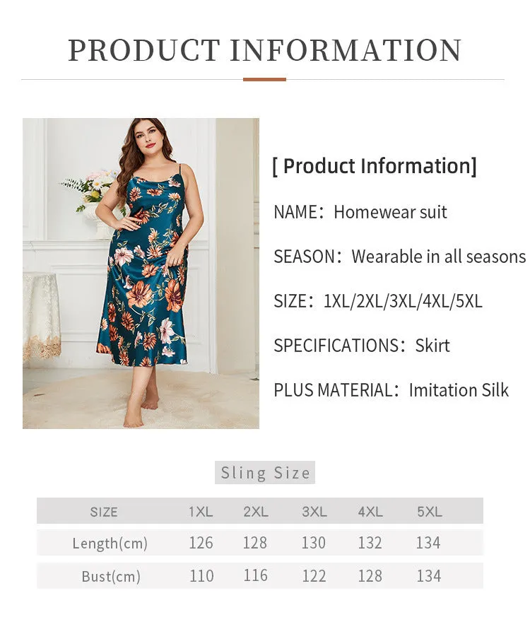 Ice Silk casual Pajamas