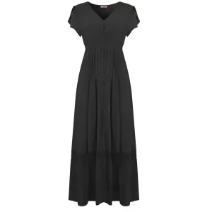 Joe Browns 8 Black The Ultimate Boho Maxi Dress