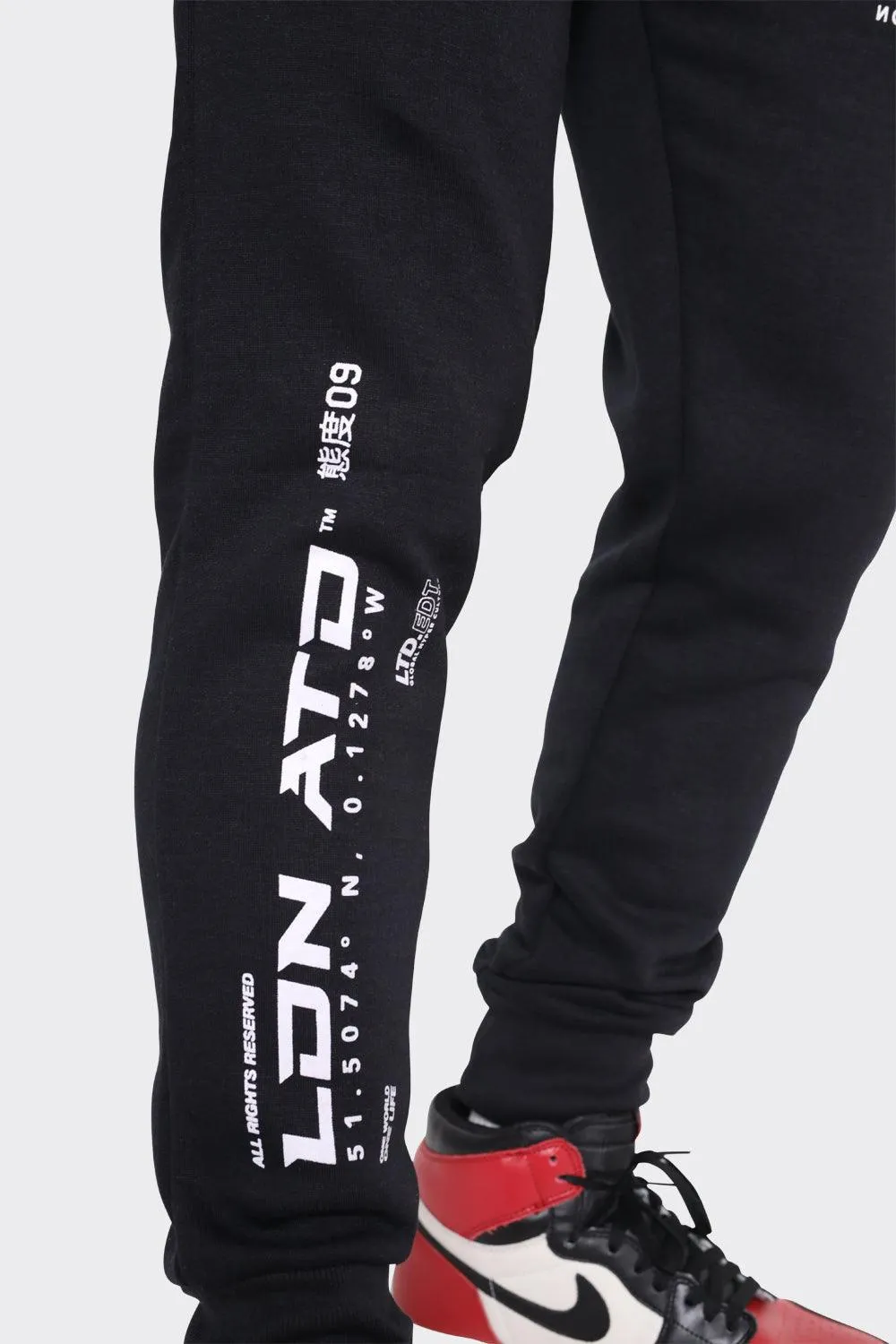London Attitude World Tour Edition Joggers in Black