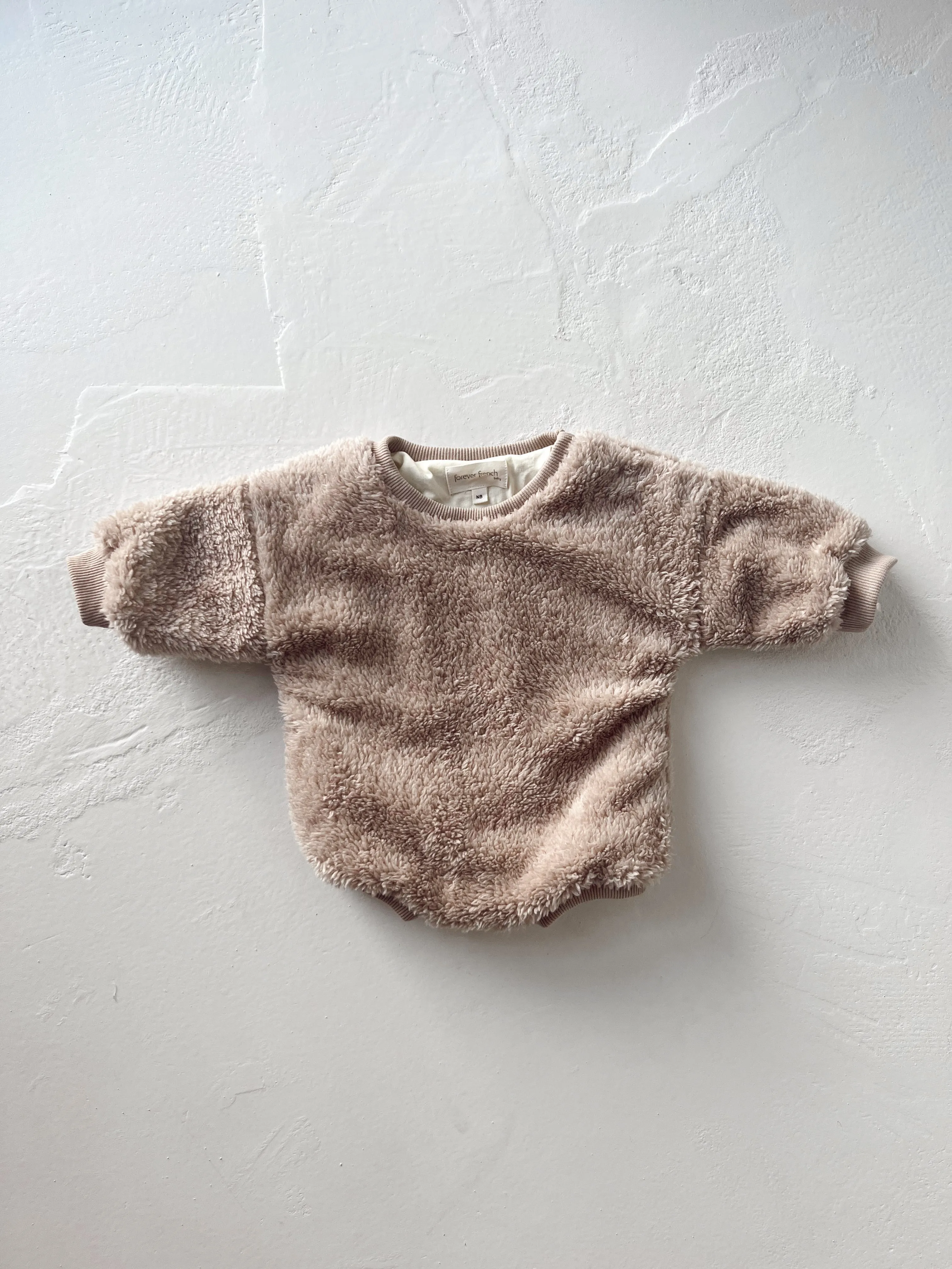 Long Sleeve Romper | Teddy Bear
