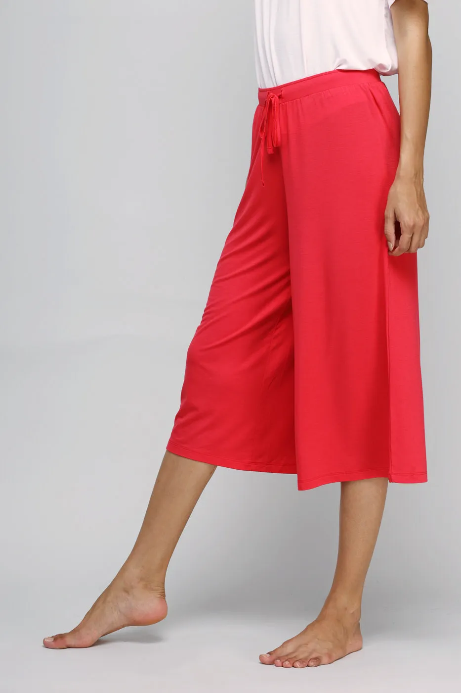Love Red Culottes Set