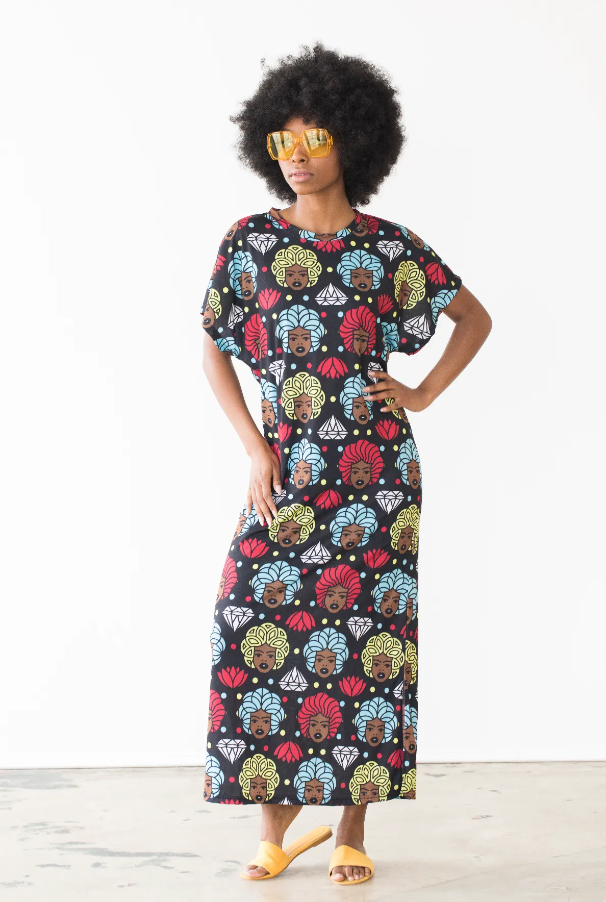 Majestic Girl Jersey Maxi Dress