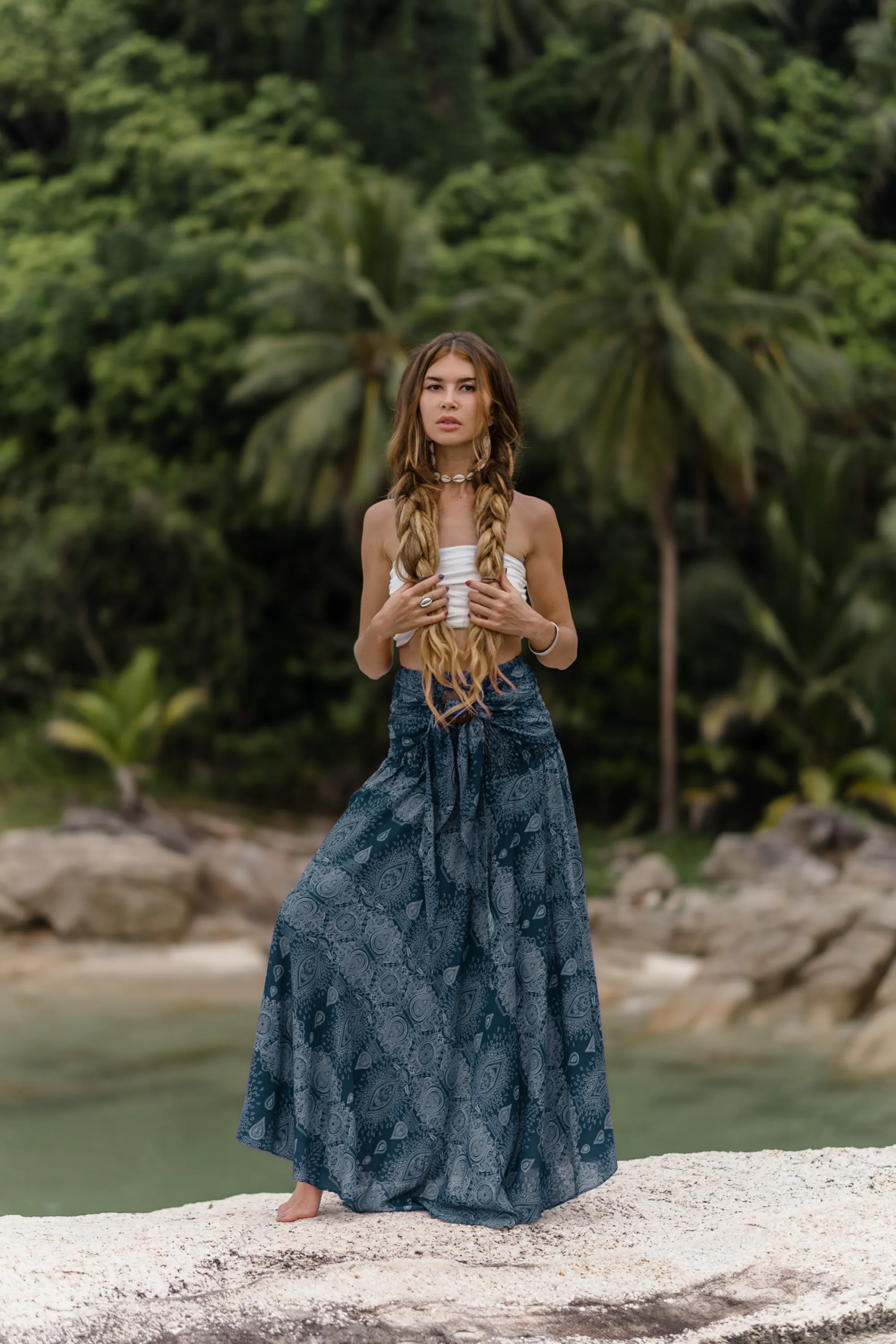 Maxi Skirt & Dress Lamai Turquoise