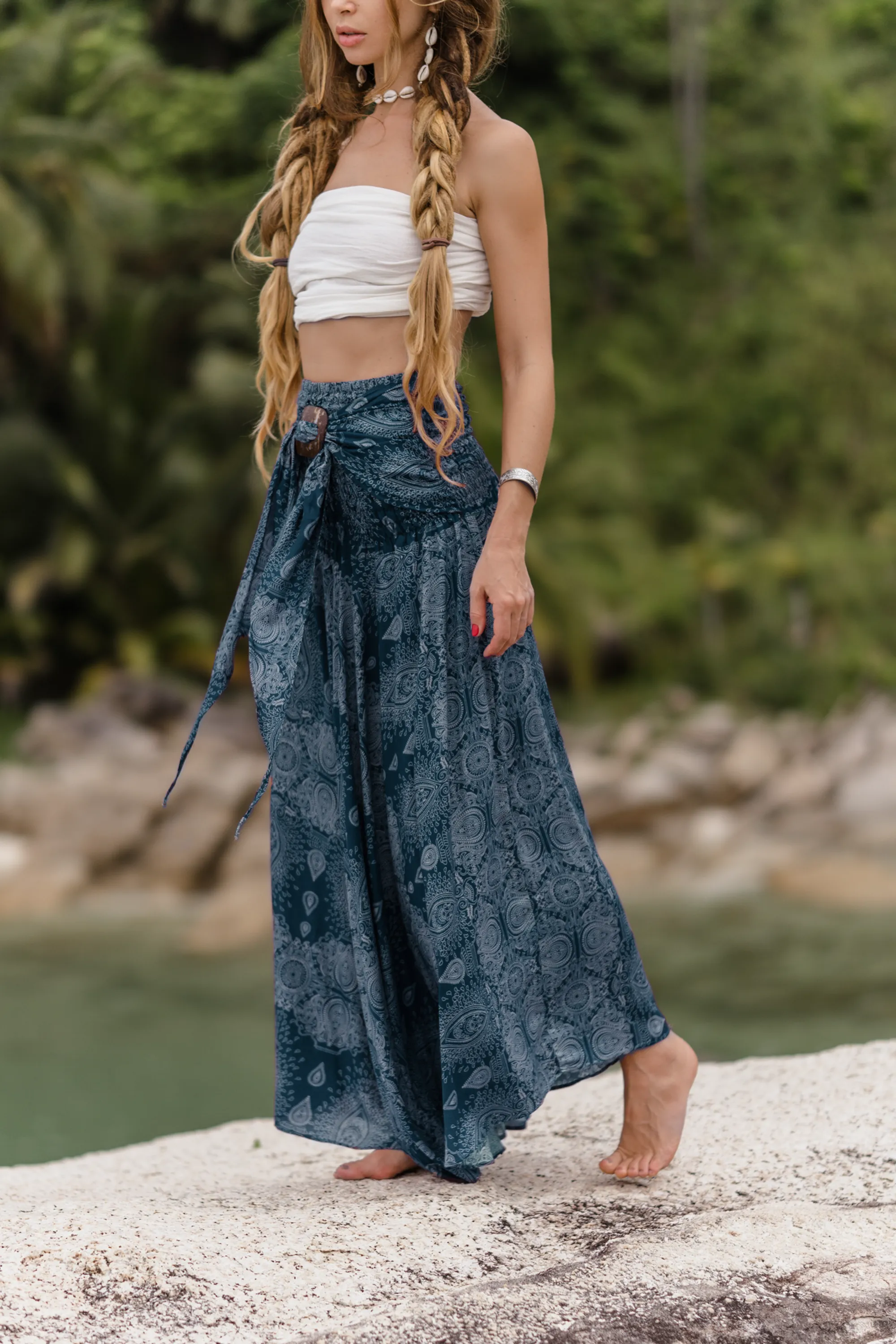 Maxi Skirt & Dress Lamai Turquoise