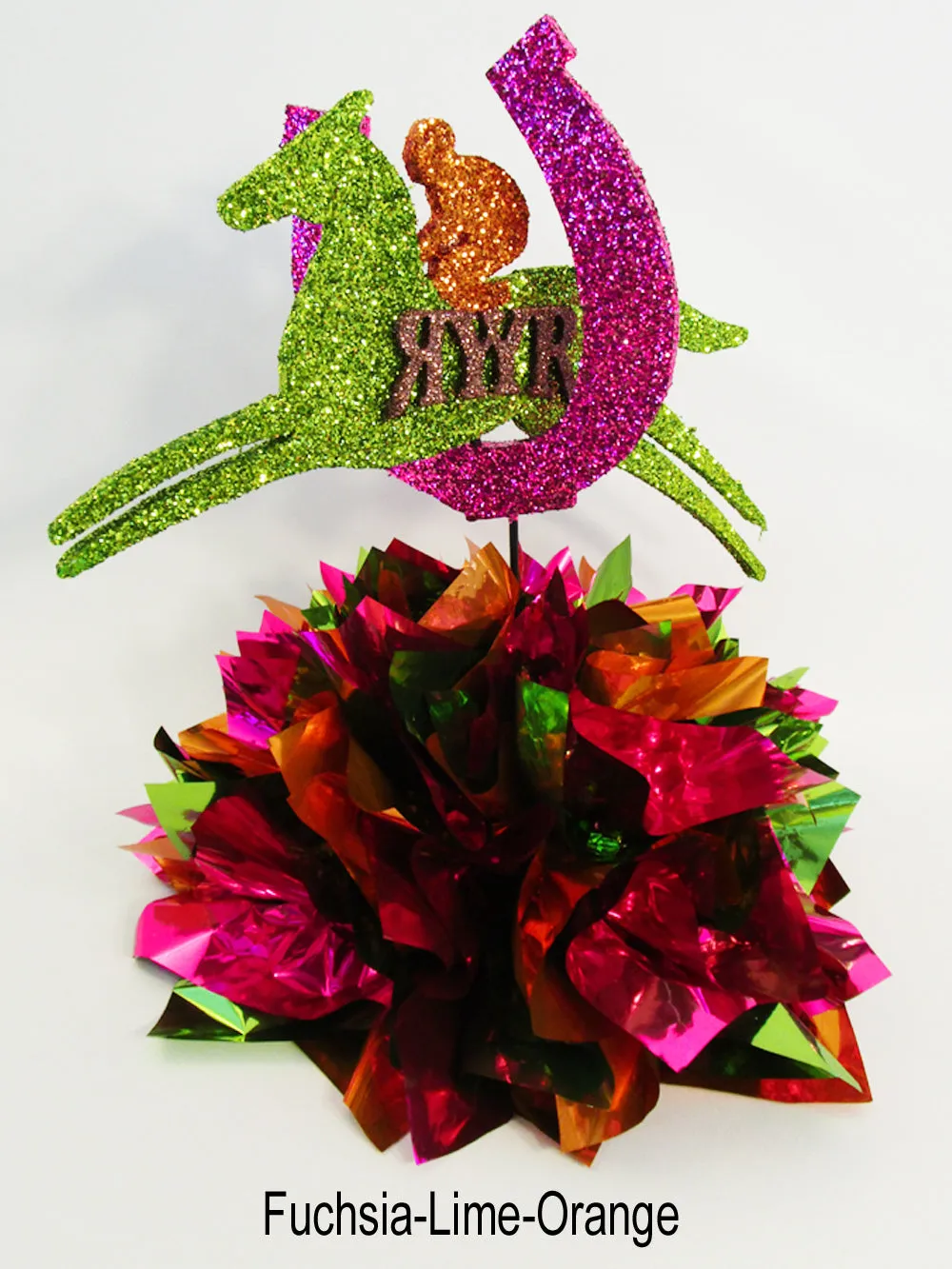 Metallic Tissue Centerpiece Base