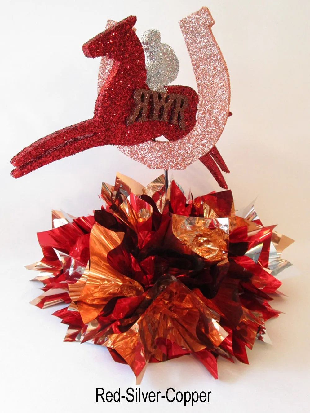 Metallic Tissue Centerpiece Base