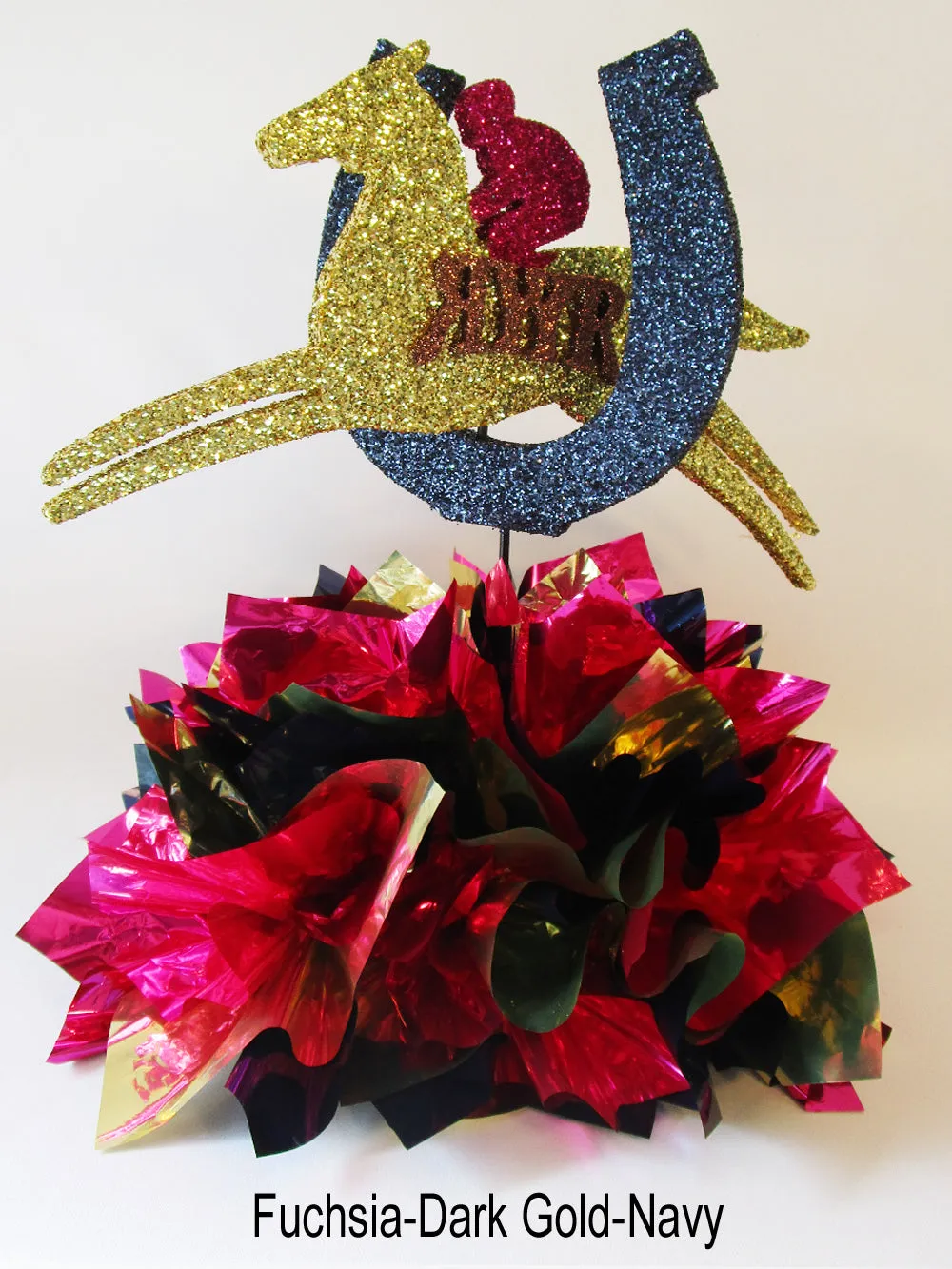 Metallic Tissue Centerpiece Base