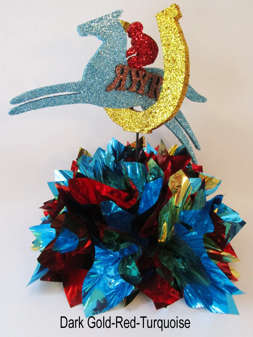 Metallic Tissue Centerpiece Base