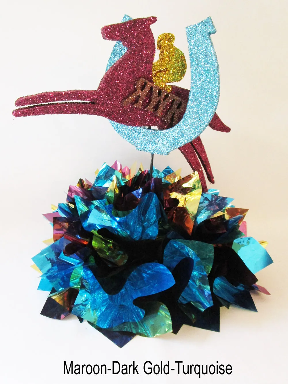 Metallic Tissue Centerpiece Base