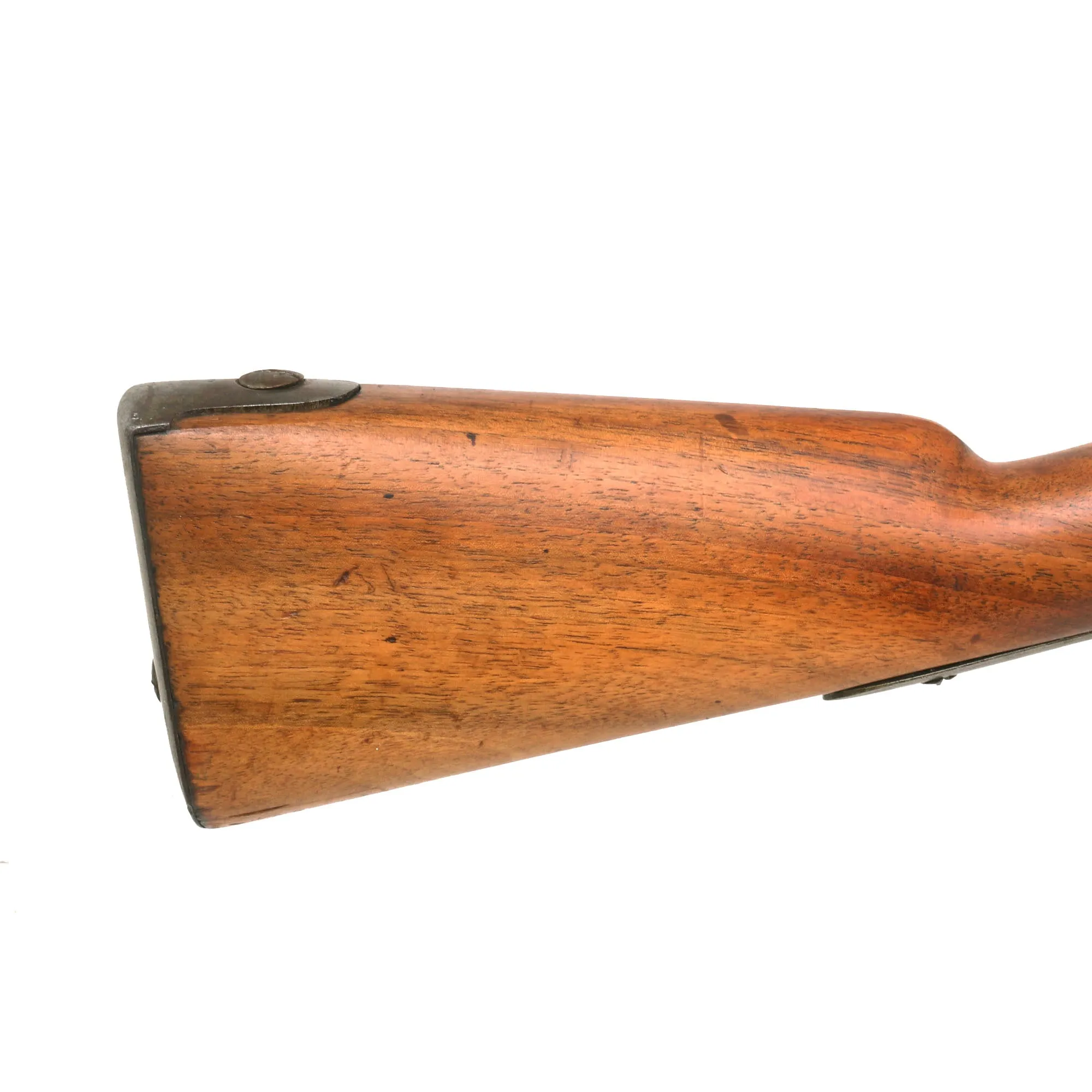 Original U.S. Civil War Era Swiss Model 1842 Smoothbore Percussion Musket Serial 832 - Stock Cut Under Band
