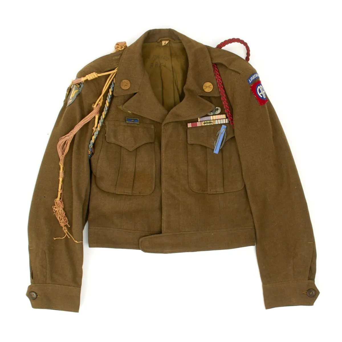 Original U.S. WWII 82nd Airborne 504th Parachute Infantry Regiment Named Grouping