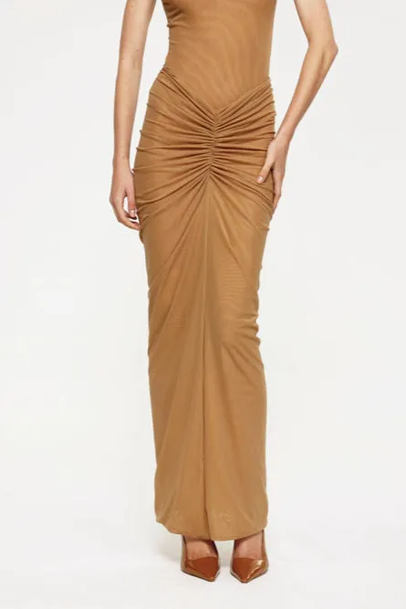 Pilar Maxi Skirt - Dark Skin