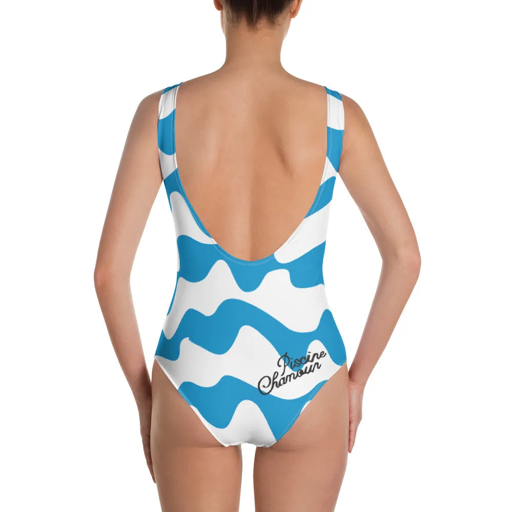 Piscine Chamoun | One-Piece Swimsuit Blue