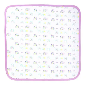 Rainbow Bliss hooded Swaddle sheet