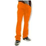 REBEL MINDS/ Bleecker & Mercer Men Slim Flare Fit Stacked Sweatpants