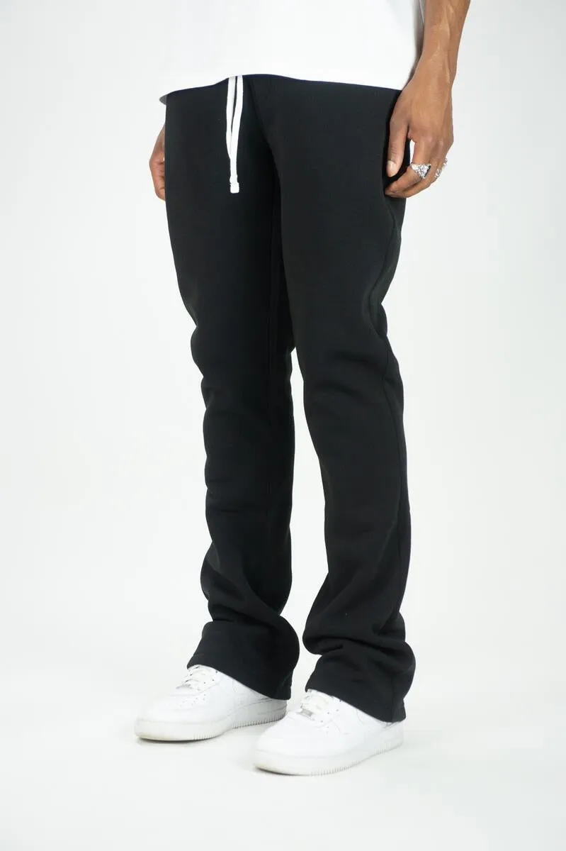 REBEL MINDS/ Bleecker & Mercer Men Slim Flare Fit Stacked Sweatpants
