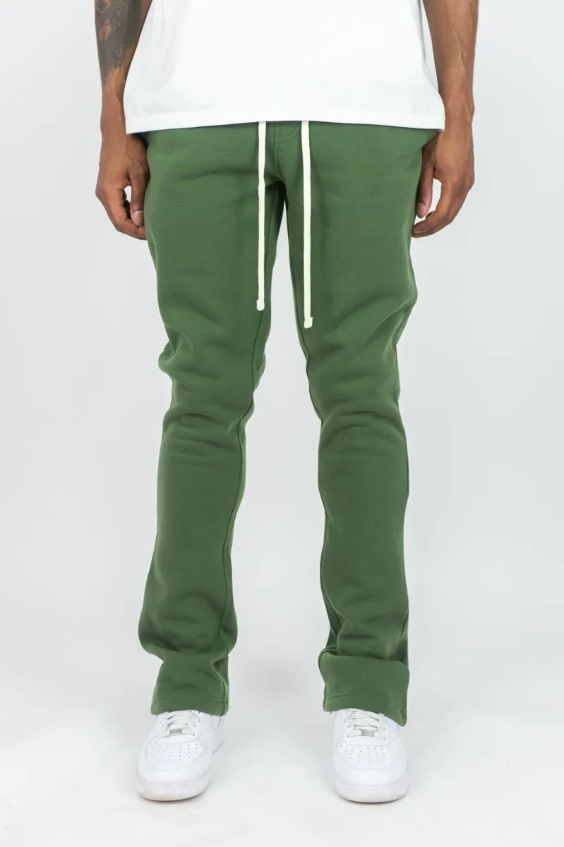 REBEL MINDS/ Bleecker & Mercer Men Slim Flare Fit Stacked Sweatpants