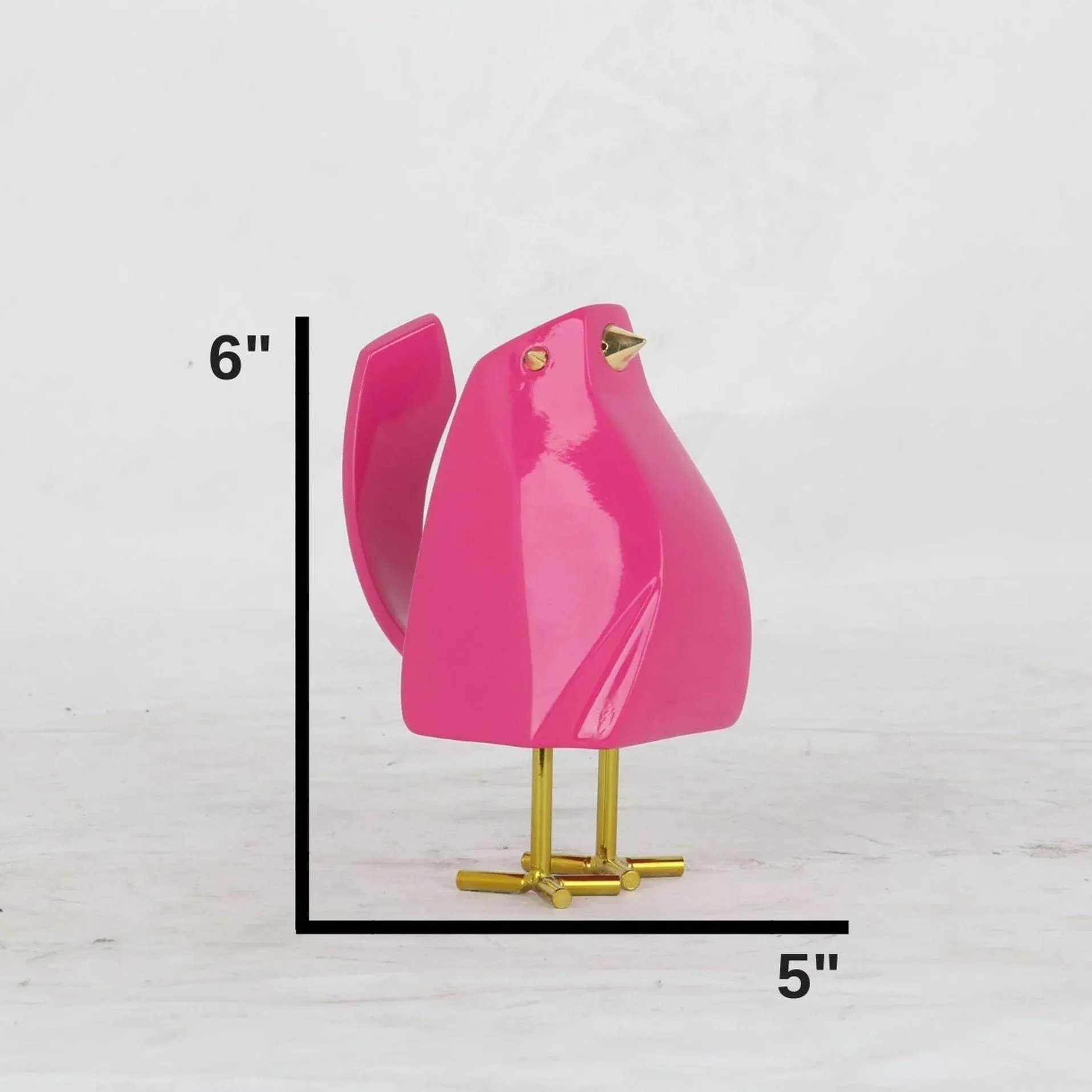 Set of Five Bird Sculptures // Multi-Color - Home Decor