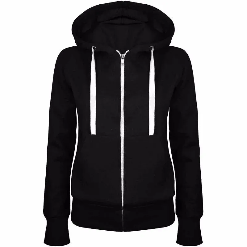 SUIT SET Zipper Hoodies For Women