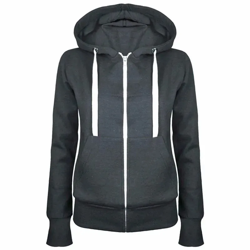 SUIT SET Zipper Hoodies For Women