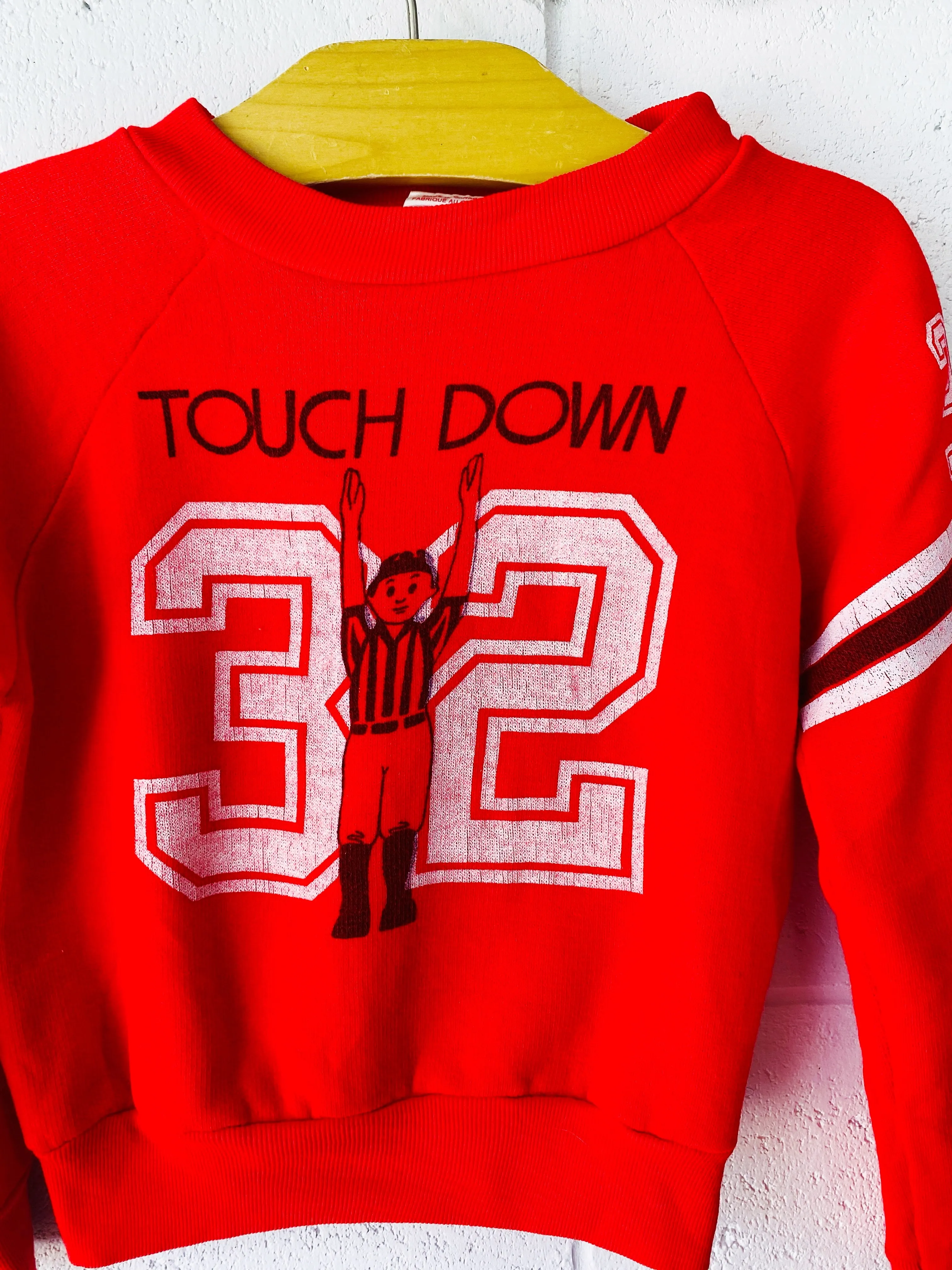 Vintage Touch Down Crew Neck, 2-3 years
