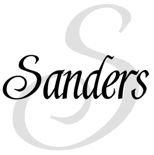 Vinyl Decal Two Color Initial and Name 11x11